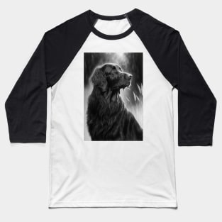 Flatcoated retreiver "lucy" Baseball T-Shirt